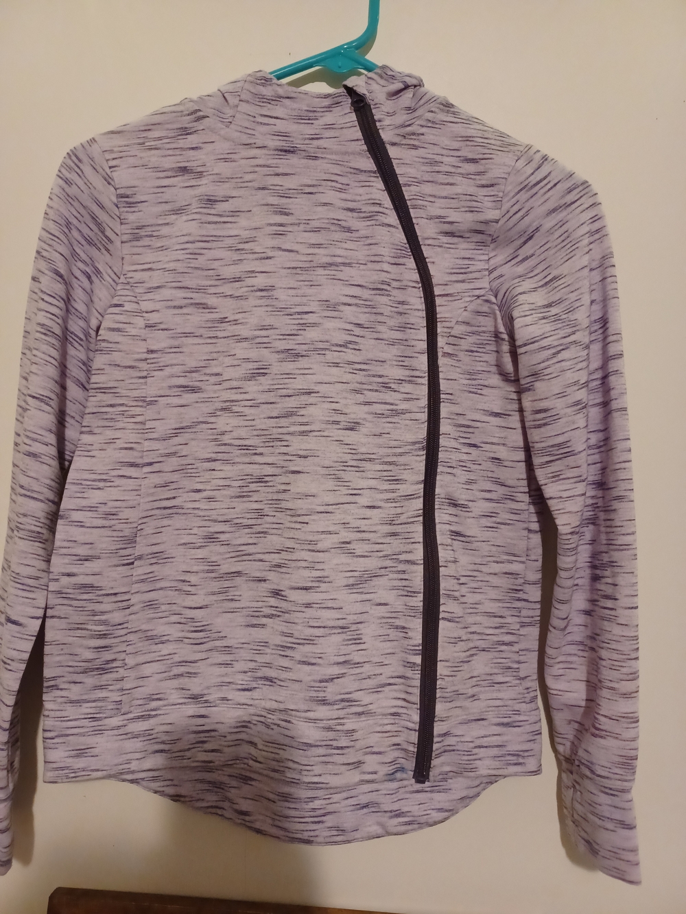 Champion Lavender Heather Women's Asymmetrical Zip Hoodie